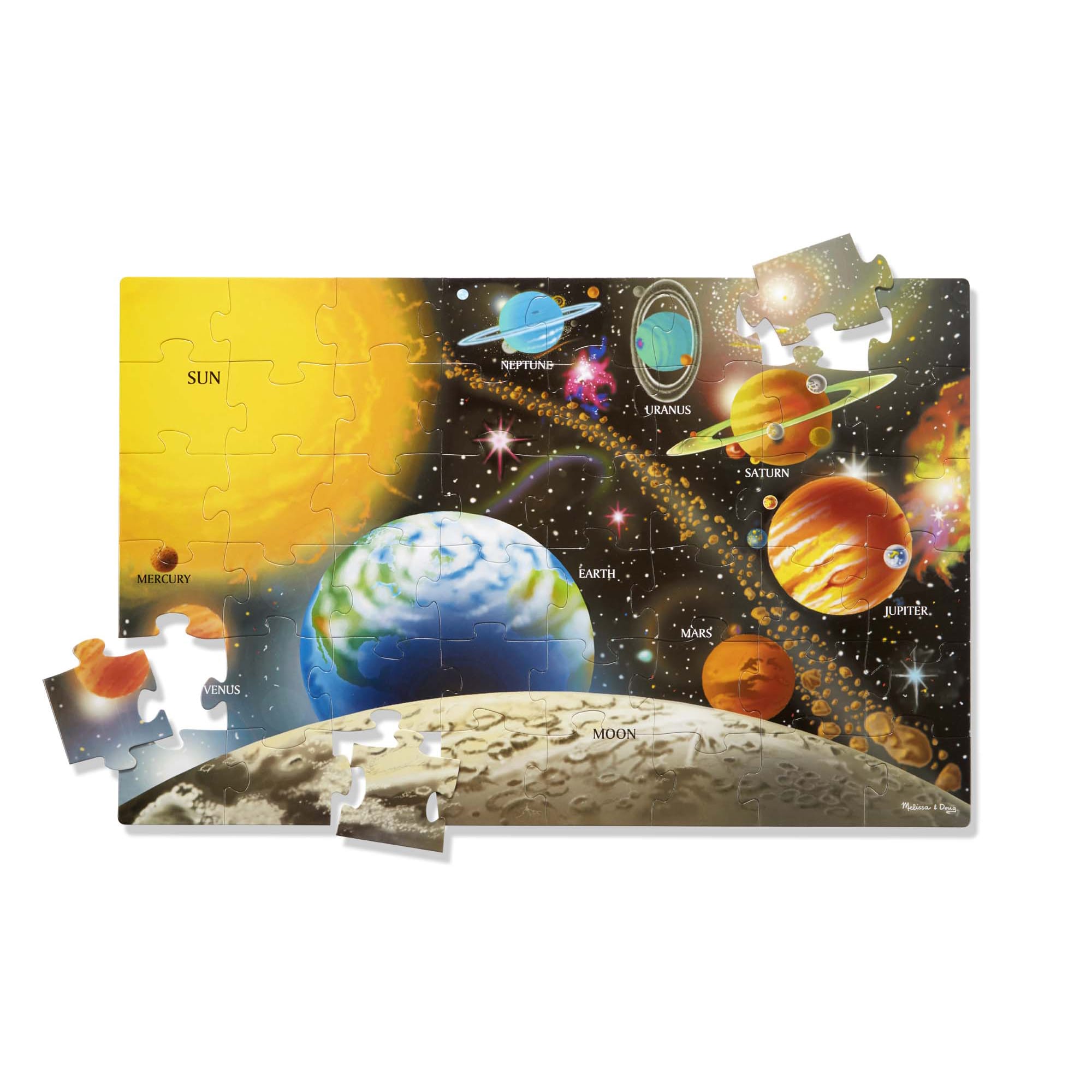Solar System Floor Puzzle - 48 Pieces