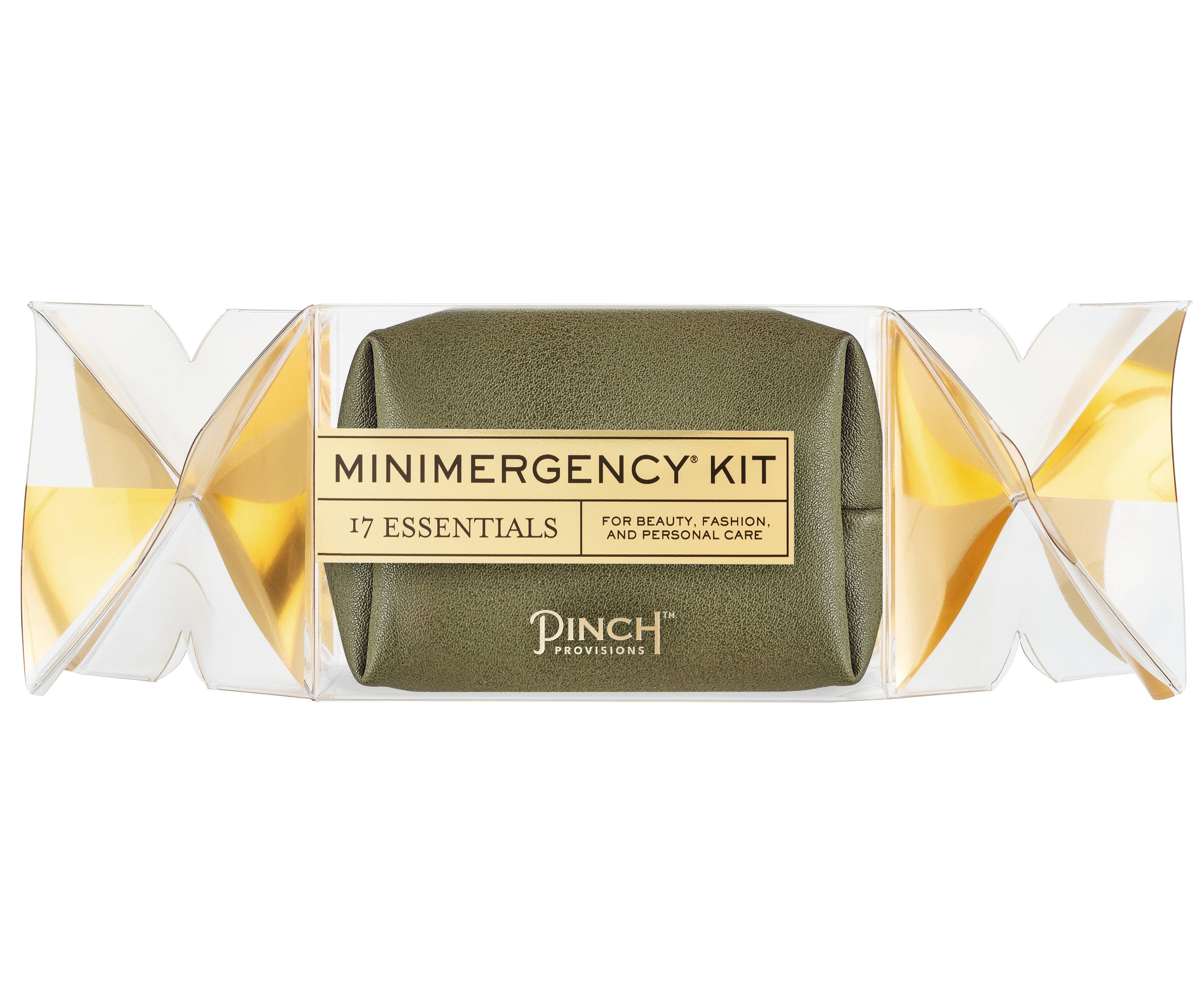 Pinch Provisions - Cracker Minimergency Kit Christmas Stocking Stuffer: Moss Green