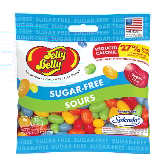 Sugar-Free Sours Jelly Beans - 2.8 oz Bag
