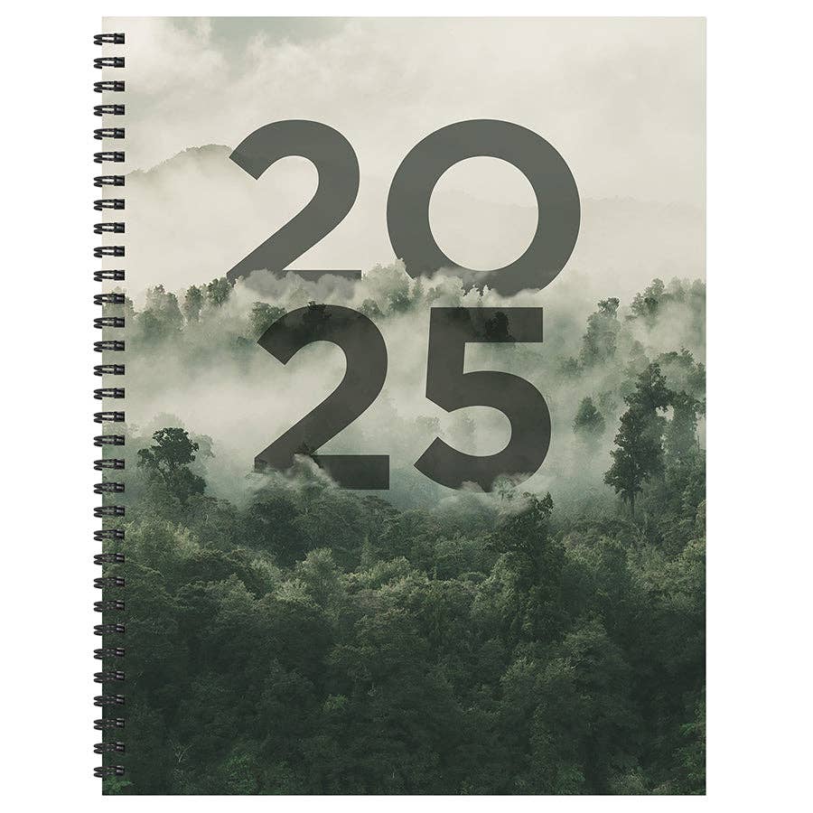 TF Publishing - Paper Goods - 2025 Forest Mist Large Weekly Monthly Planner