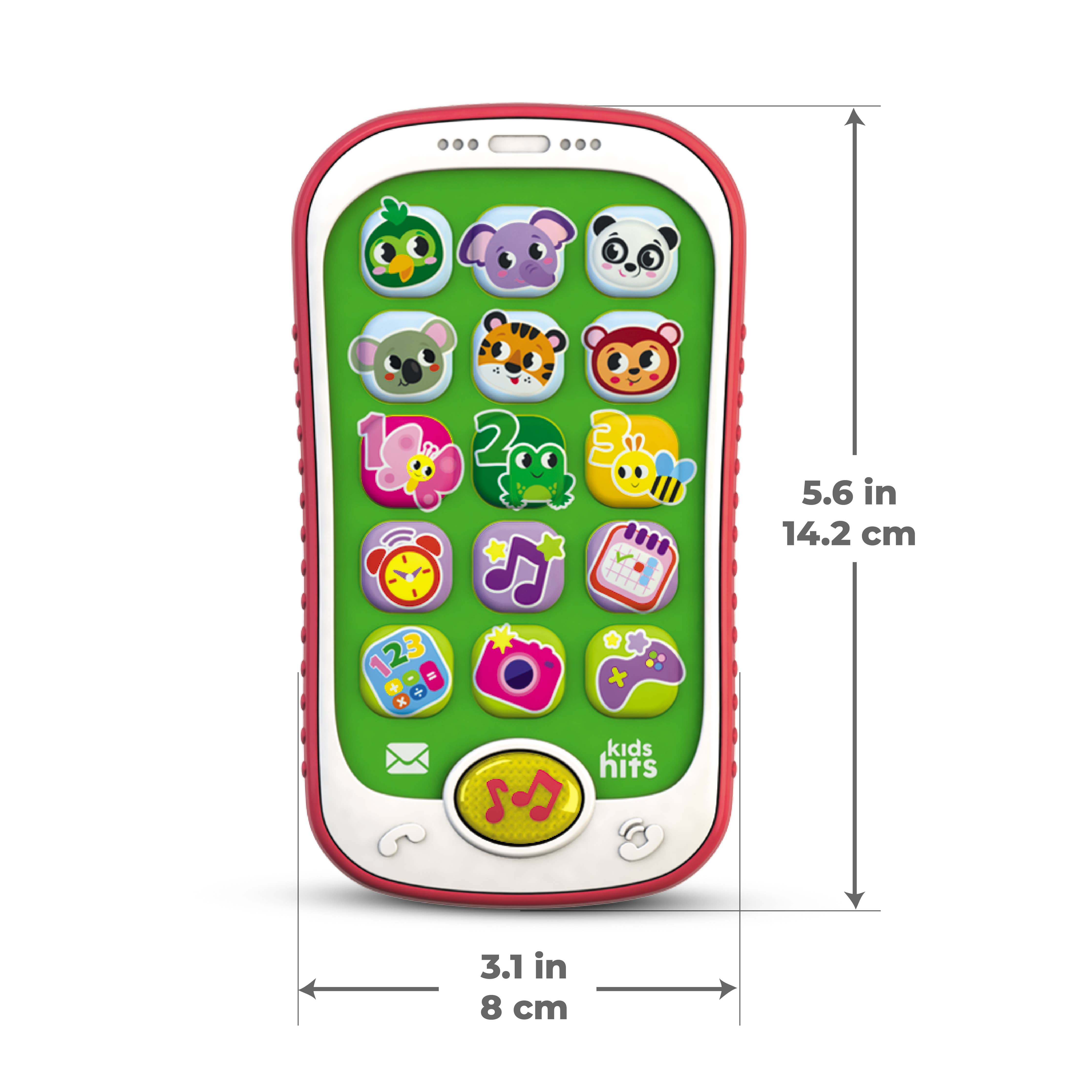 Kids Hits Educational Toodler Smart Phone Toy- Light-up Zoo
