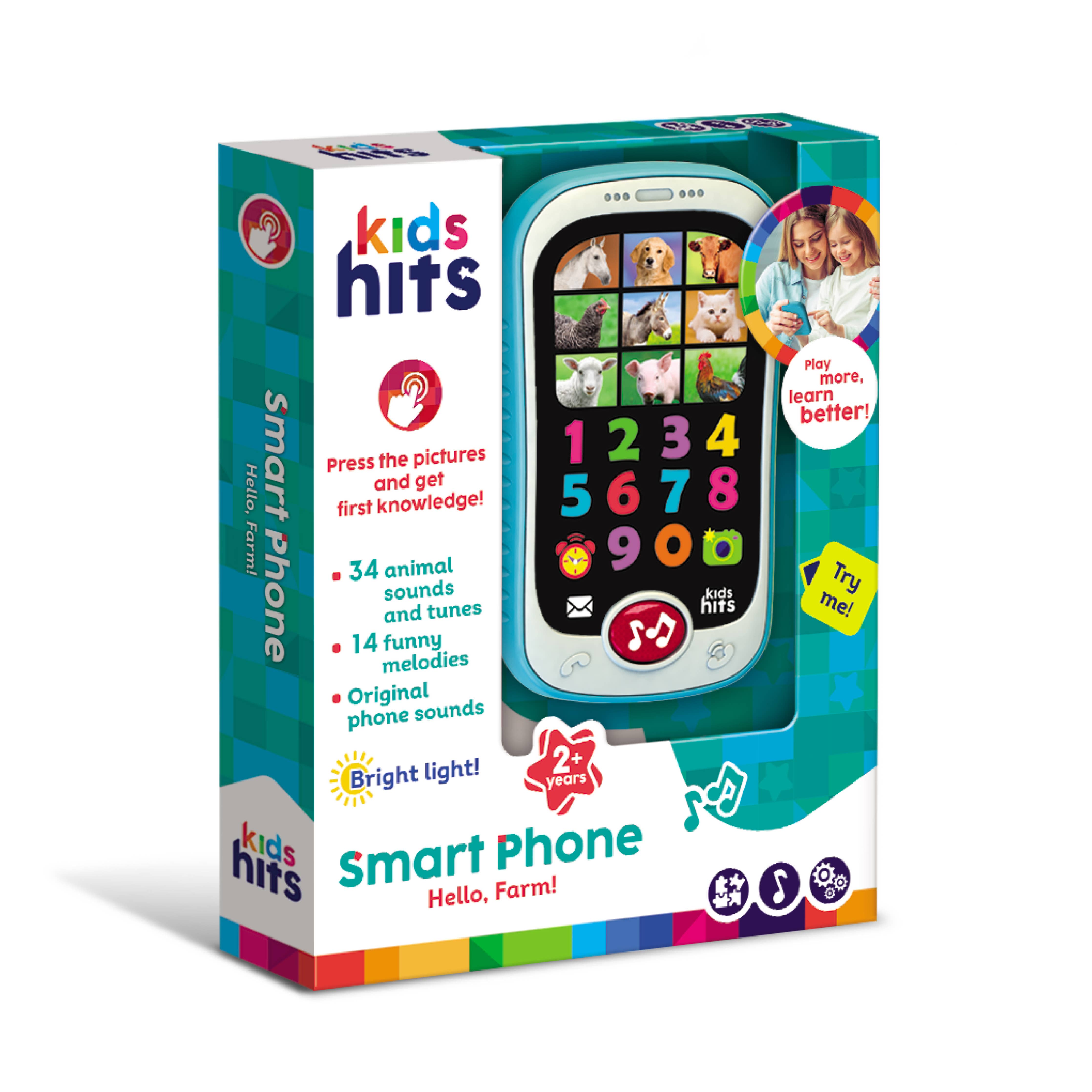 Kids Hits Educational Toodler Smart Phone Toy- Hello, farm!
