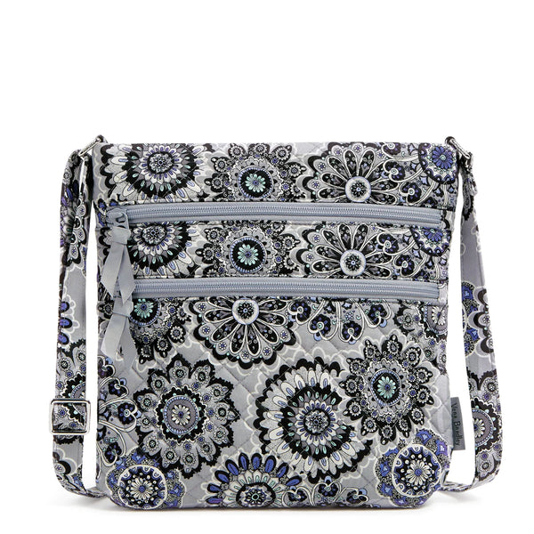 Triple Zip Hipster Crossbody Bag Tranquil Medallion – Avenue 550 Triple Zip Hipster Crossbody Bag Tranquil Medallion – Avenue 550
