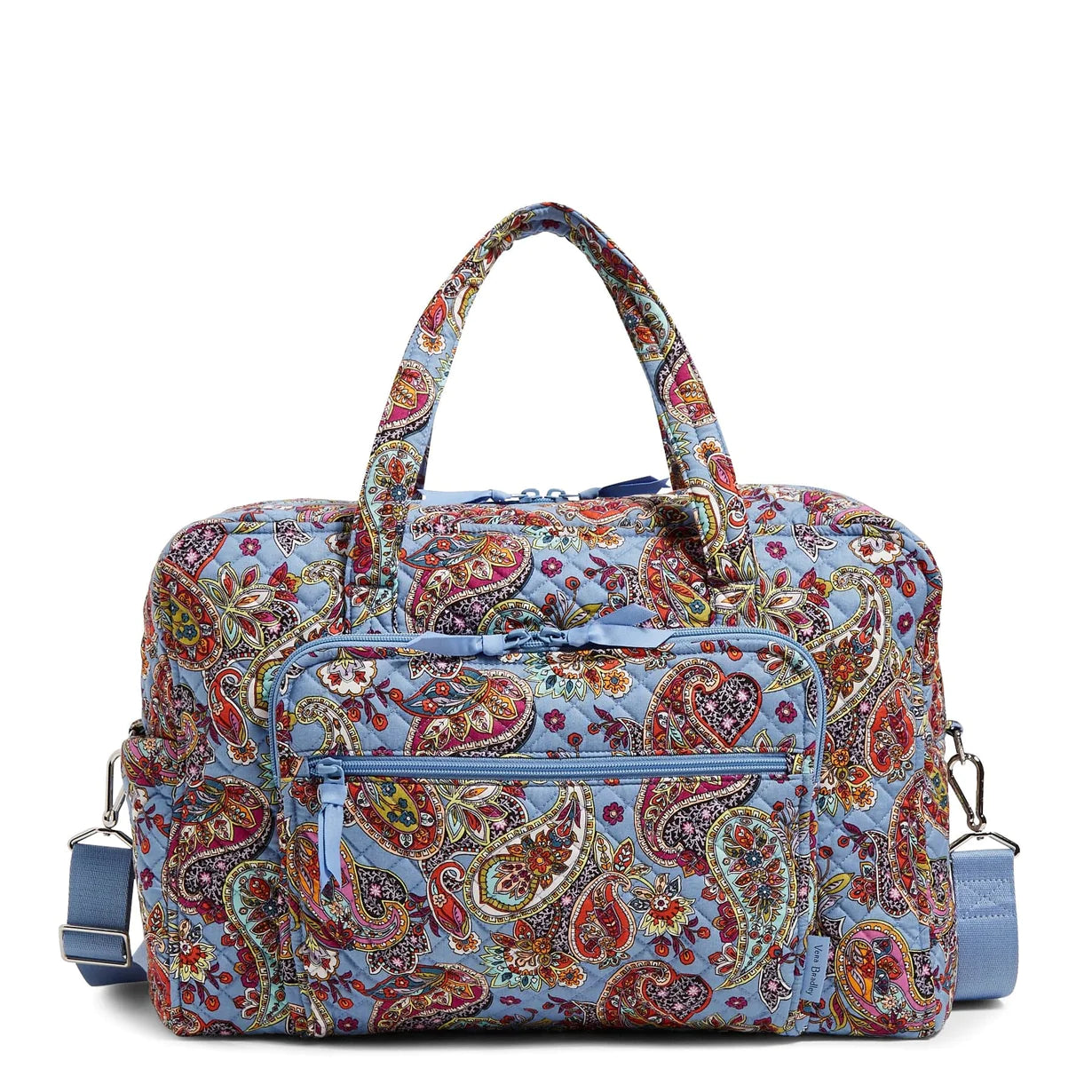 Weekender Travel Bag in Recycled Cotton-Provence Paisley
