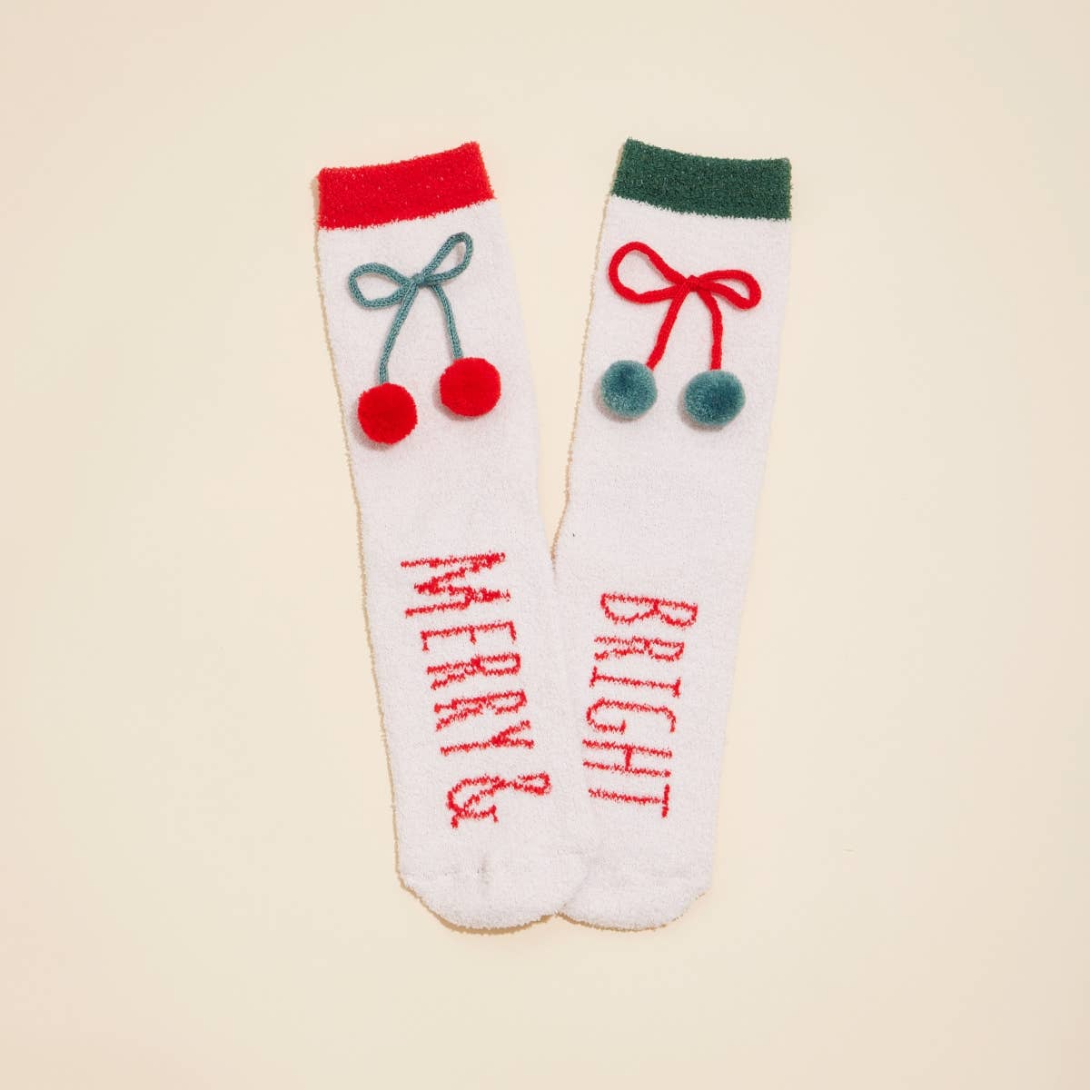 Frem - Christmas Fuzzy Socks Assorted Pack of 4: Assorted / One / 4DS98004