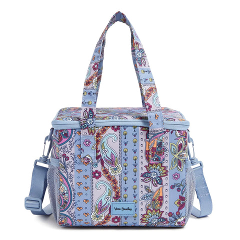 Lunch Cooler in Ripstop-Provence Paisley Stripes