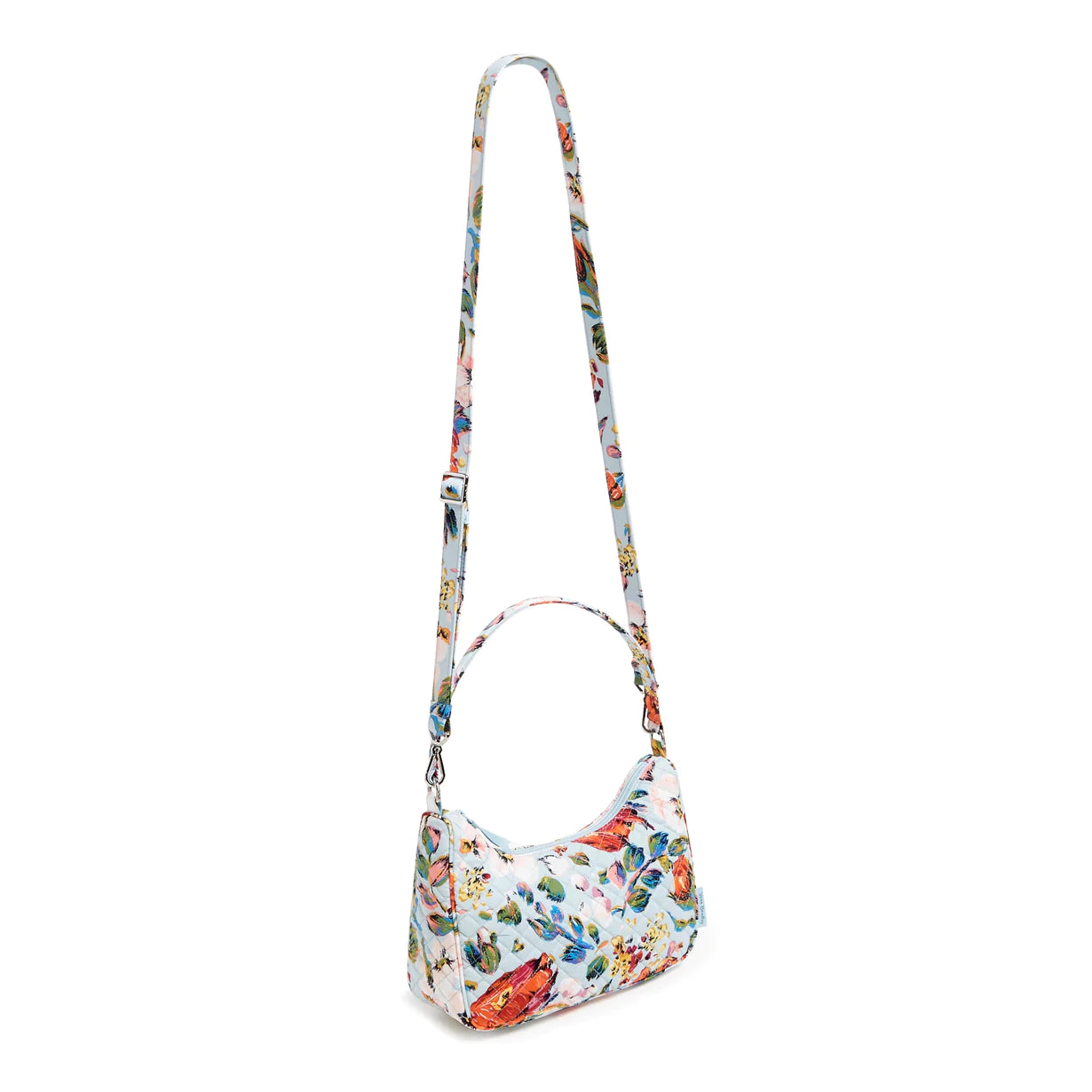 Frannie Crescent Crossbody Bag Sea Air Floral