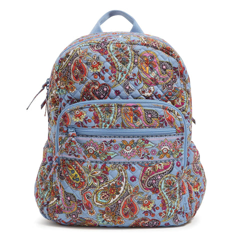 Campus Backpack in Recycled Cotton-Provence Paisley