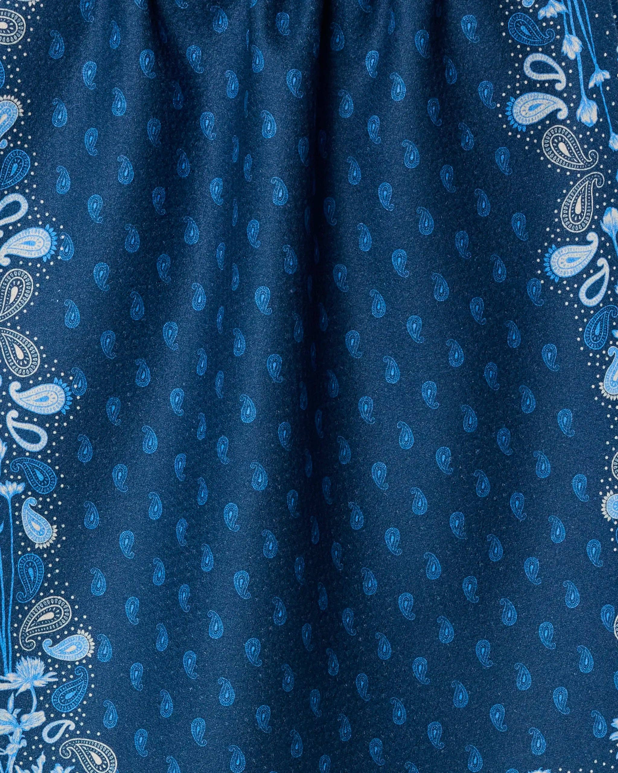 Geometry - Bronco Indigo Tea Towel