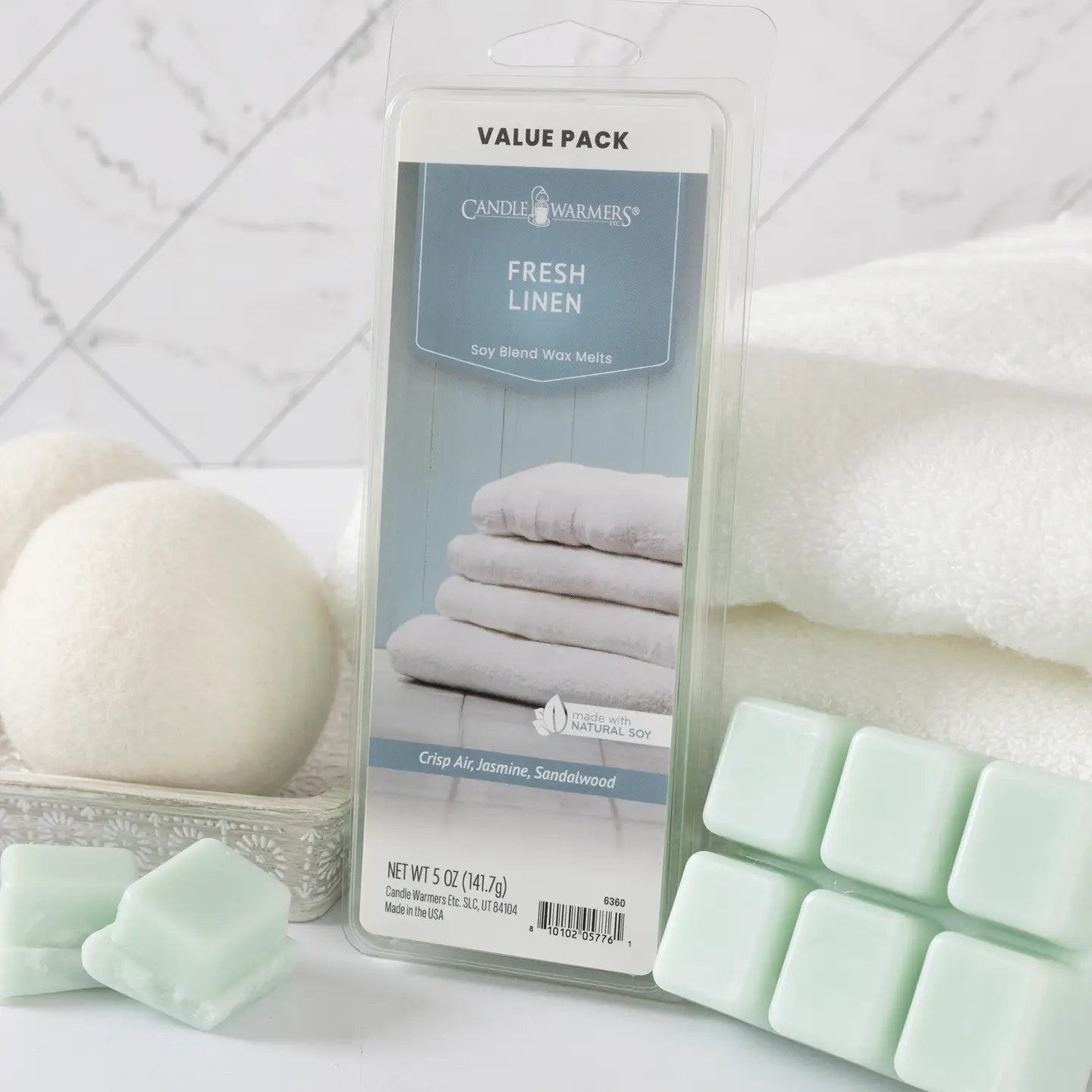Fresh Linen 5oz Wax Melt