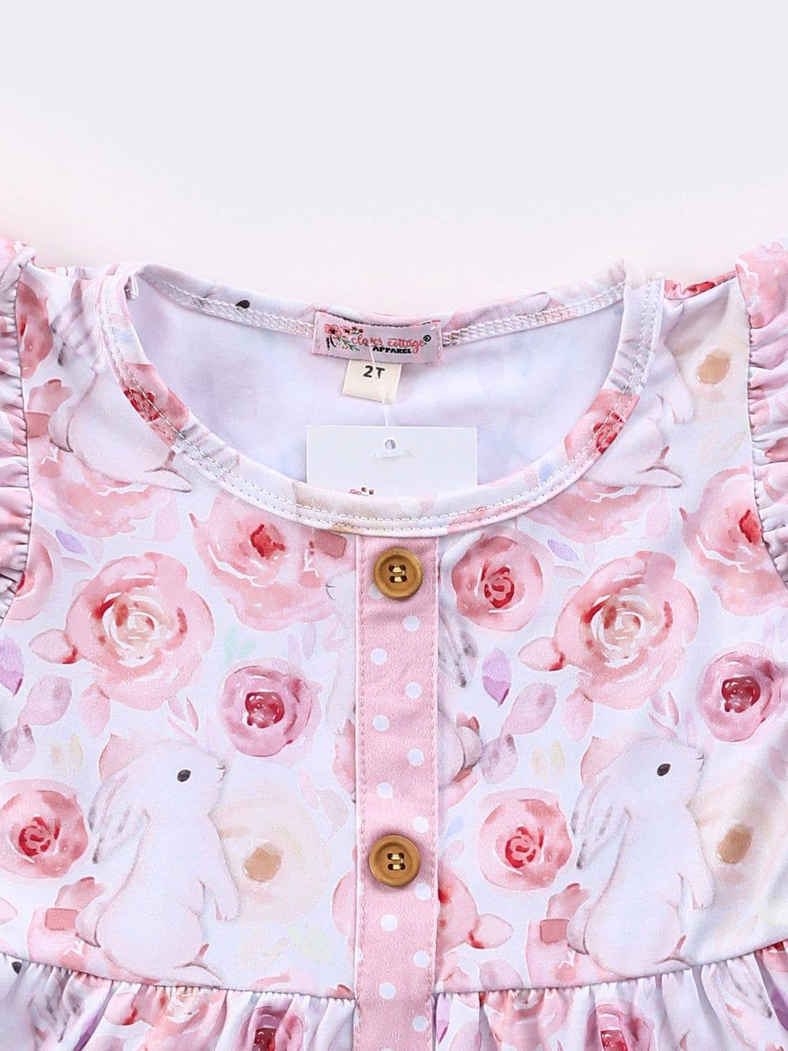 Clover Cottage - Bunny Blooms Girls Dress Easter