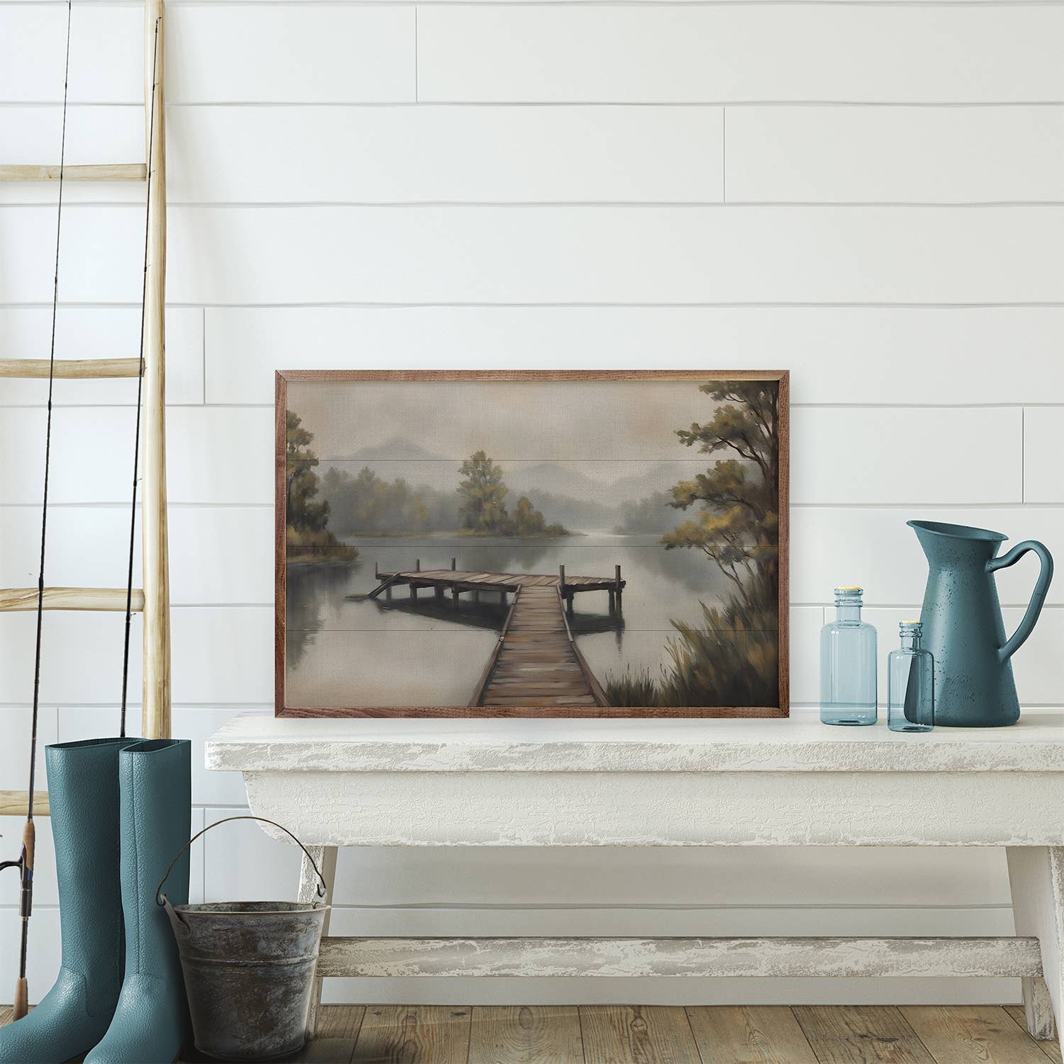 Kendrick Home - Dock By The Lake: 16x10