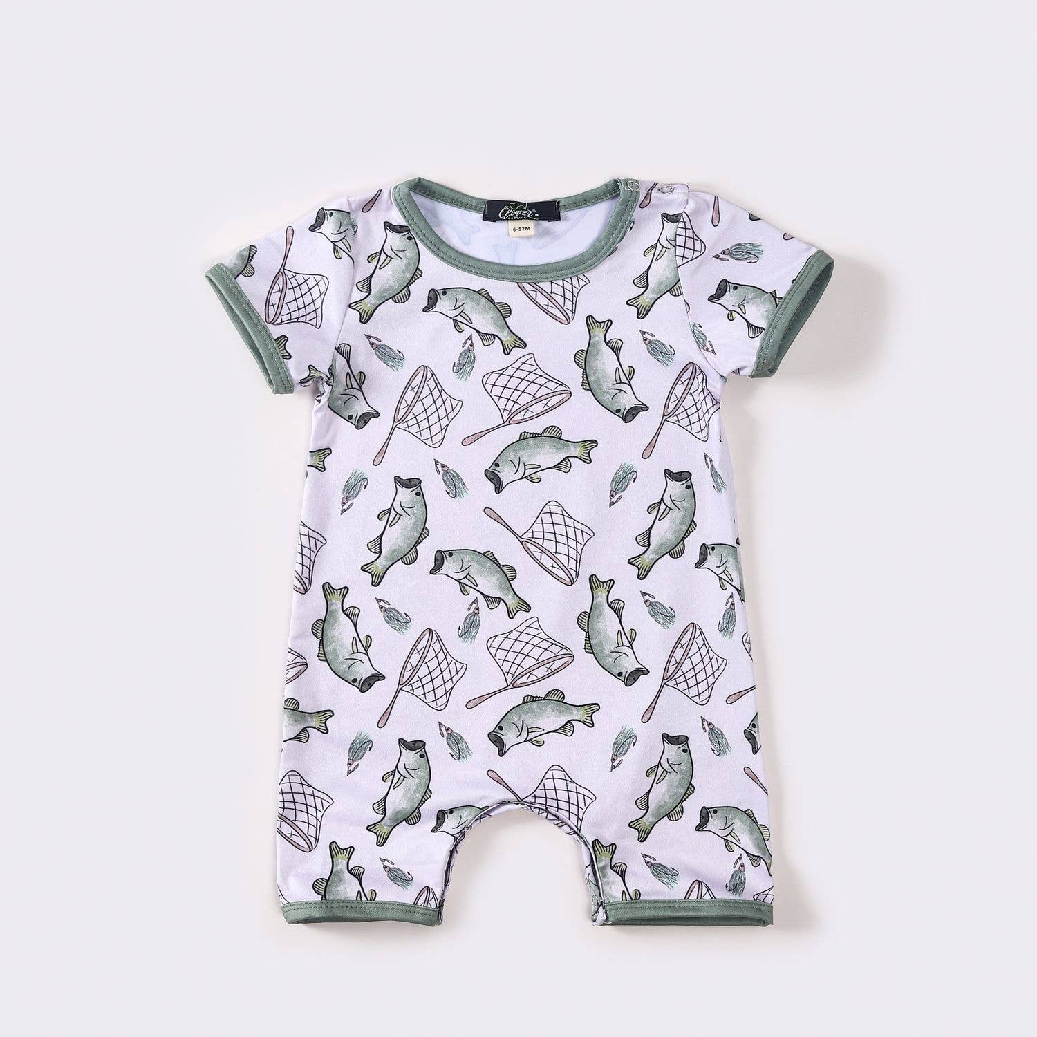 Clover Cottage - Catch & Release Boy Romper