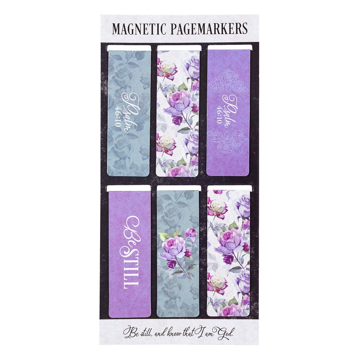 Christian Art Gifts - Magnetic Bookmark Set Be Still Ps. 46:10