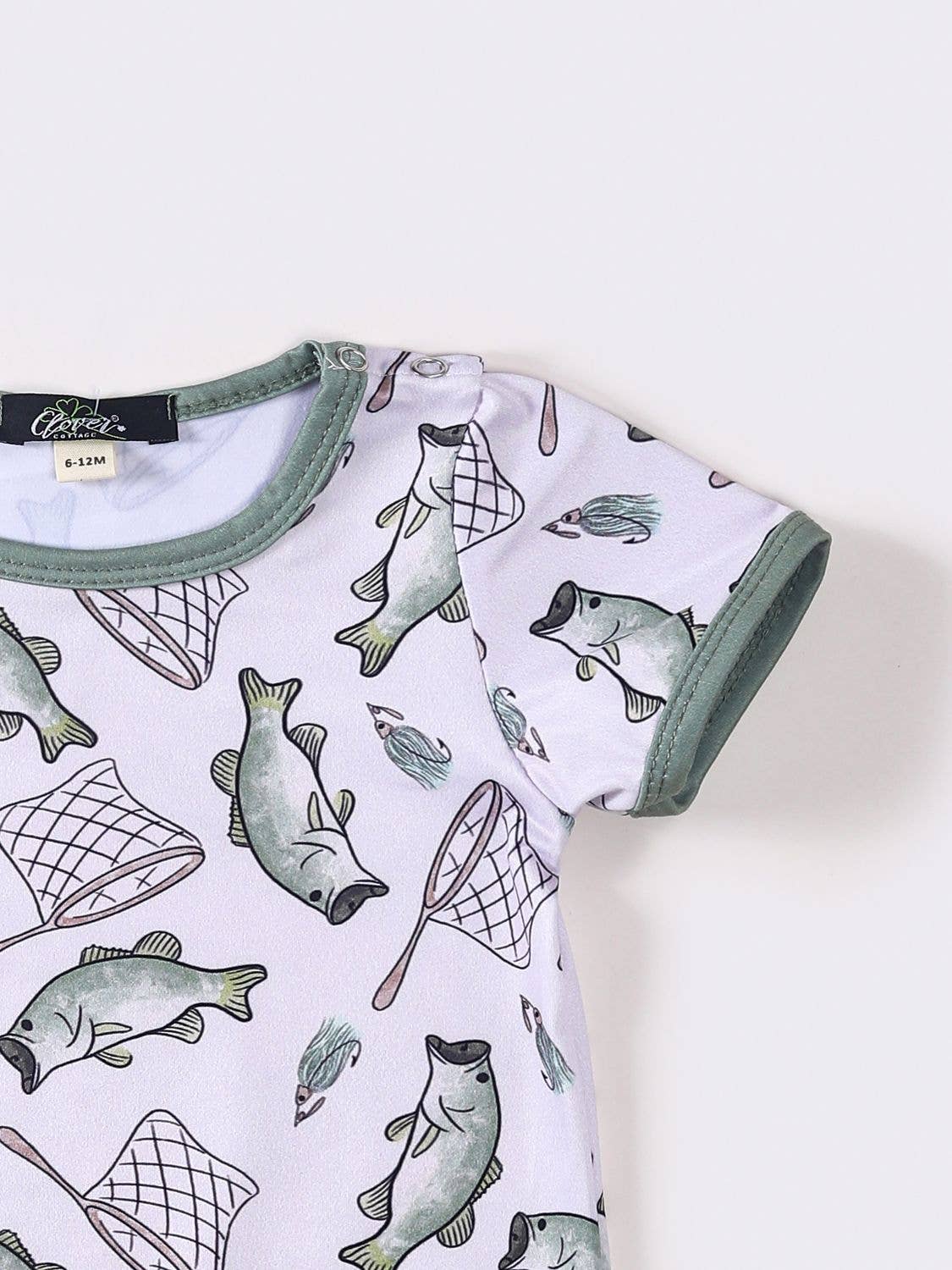 Clover Cottage - Catch & Release Boy Romper