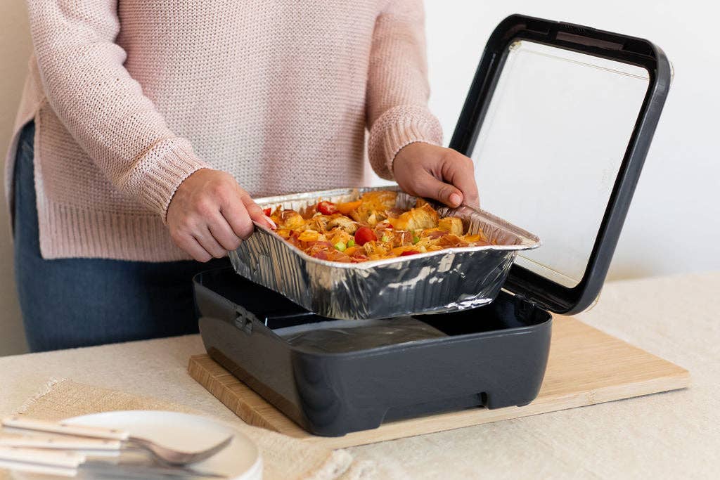 Fancy Panz - Premium Set - Pan Frame w/ Lid & Gel Pack - Charcoal