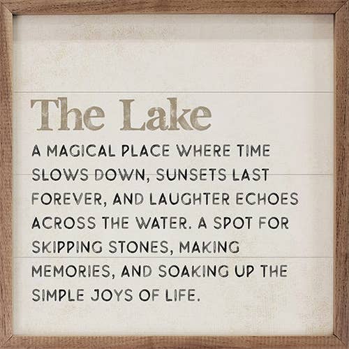 Kendrick Home - The Lake Definition: 8x8