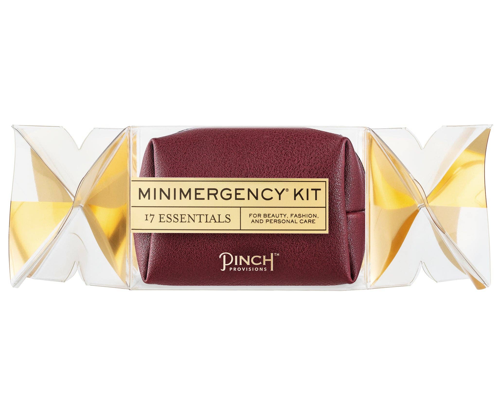 Pinch Provisions - Cracker Minimergency Kit Christmas Stocking Stuffer: Oxblood