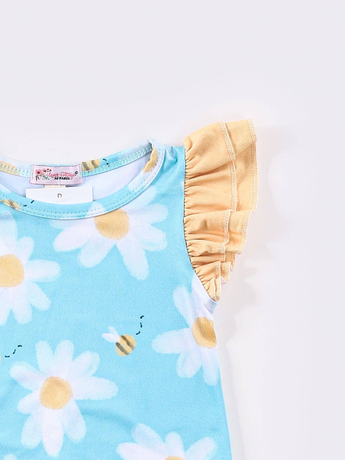 Clover Cottage - Bee Daisy Baby Romper