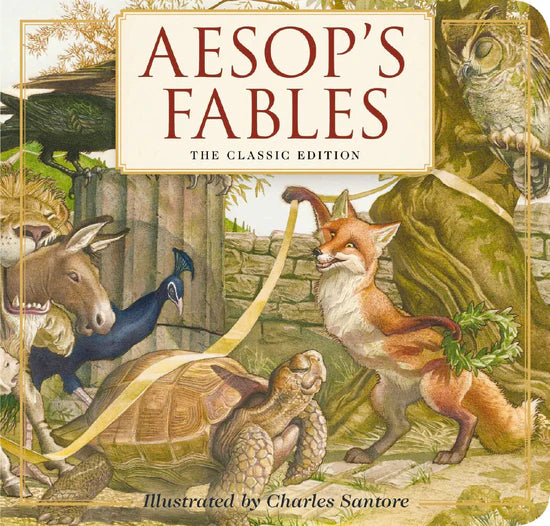 Aesop's Fables Board Book: The Classic Edition (Illustrated Collection Of Aesop's Fables)