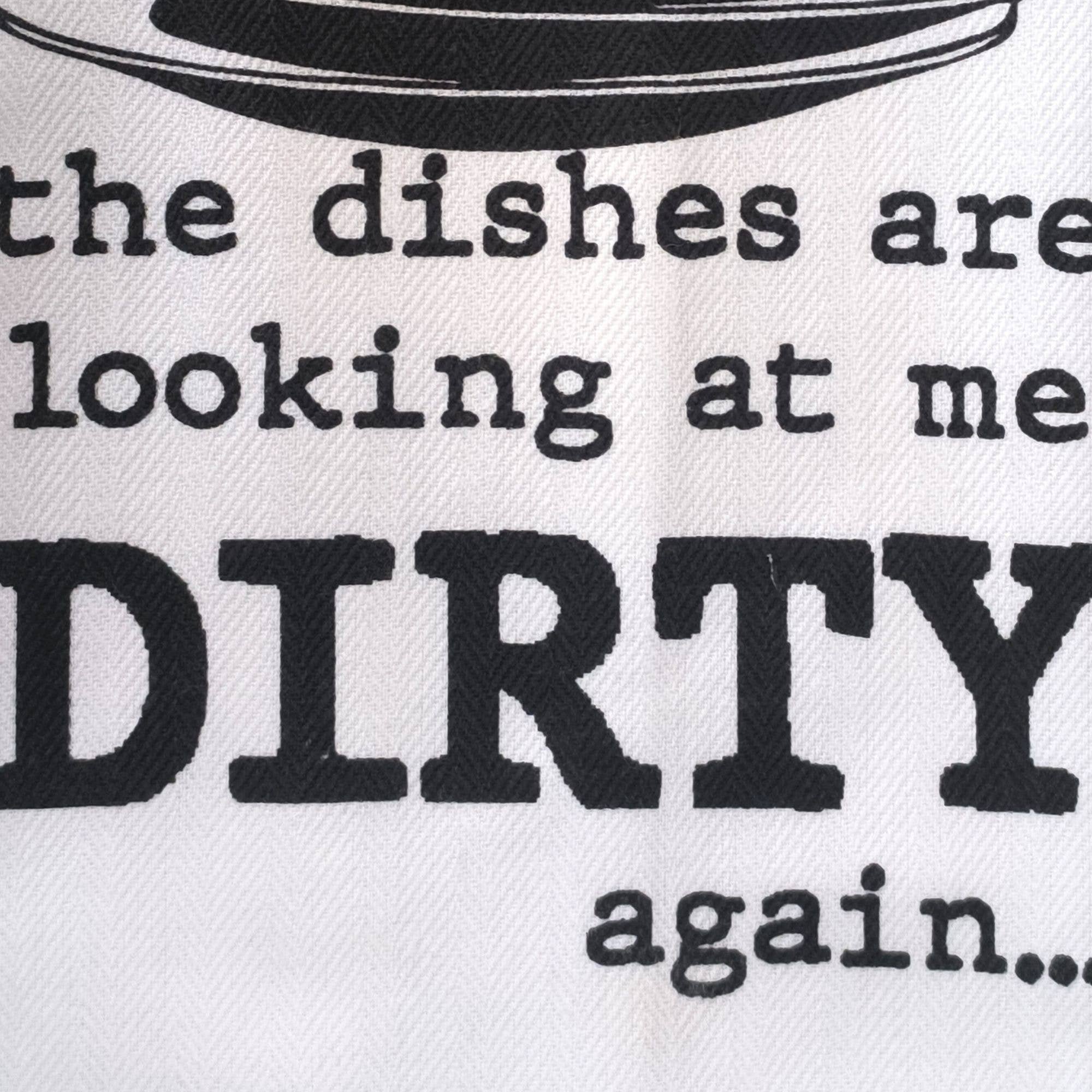 "Dirty Dishes" Kitchen Towel