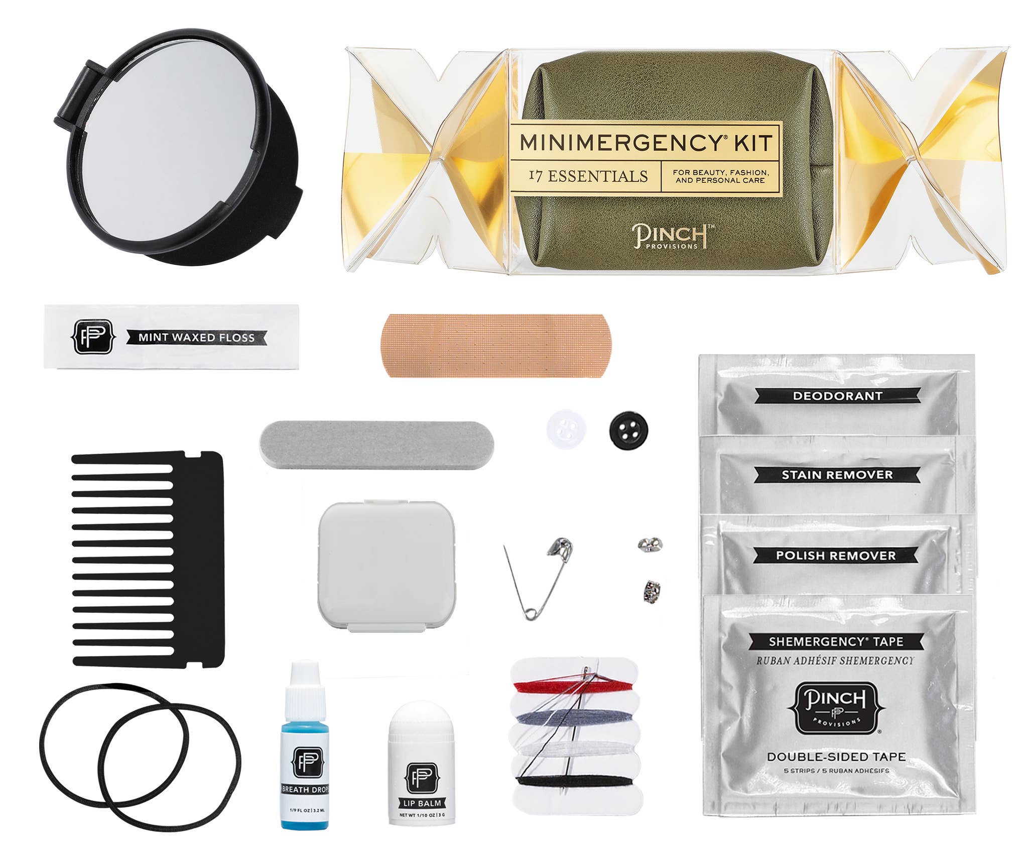 Pinch Provisions - Cracker Minimergency Kit Christmas Stocking Stuffer: Oxblood