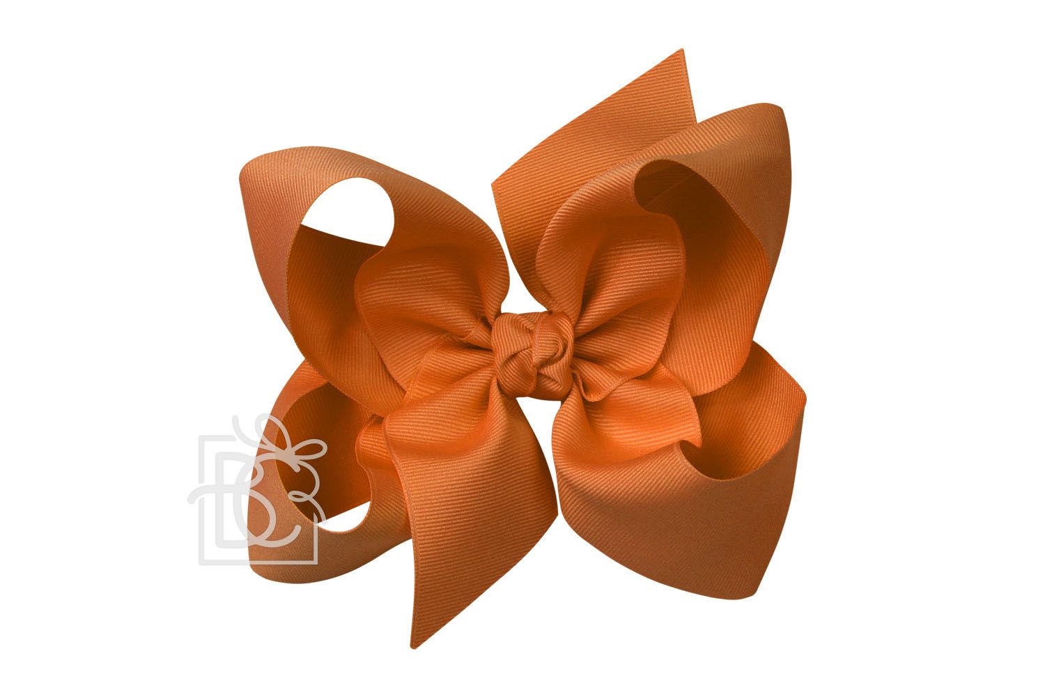 6.5" SIGNATURE GROSGRAIN DOUBLE KNOT BOW ON CLIP