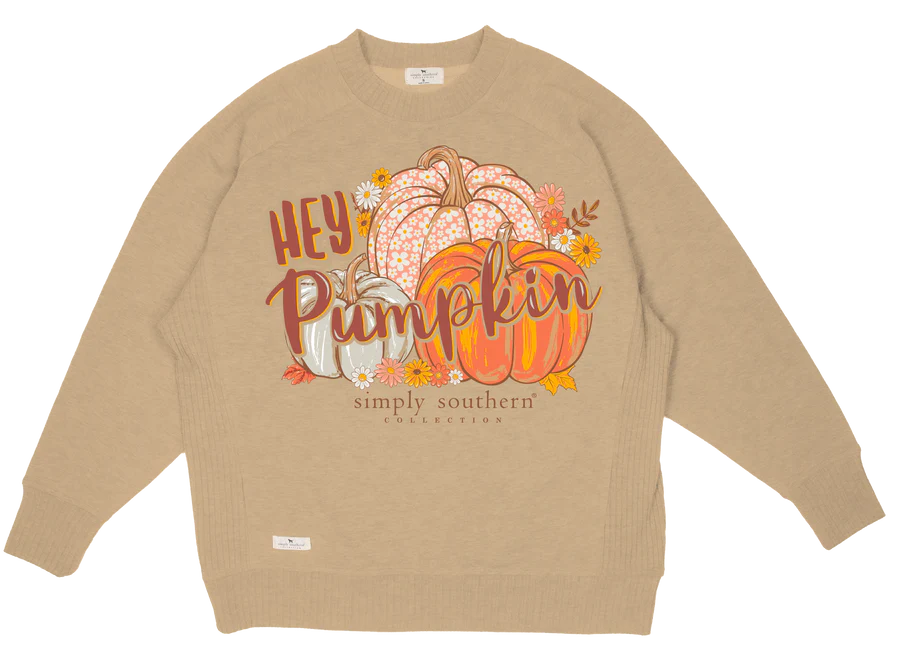 Simply Southern | LS Crew Pumpkin | Olive