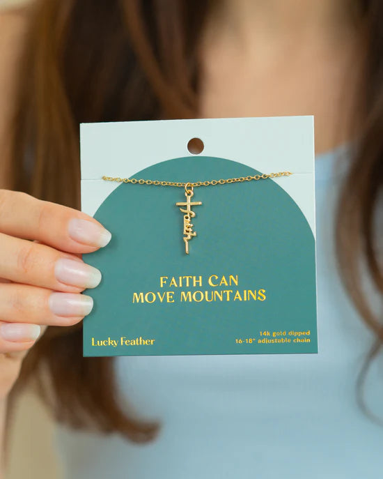 Faith Collection Necklace - Faith Can Move Mountains