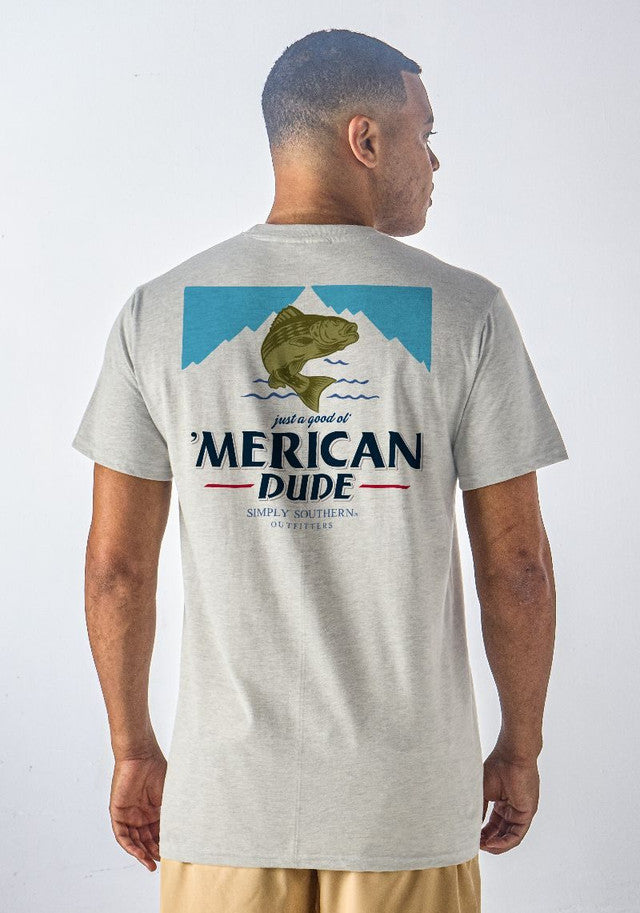 Simply Southern-'Merican Dude Bass Shirt