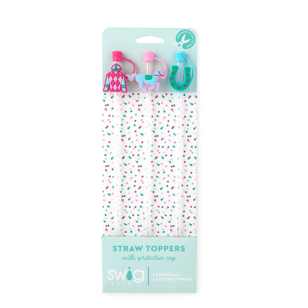 Go Baby Go Straw Topper Set