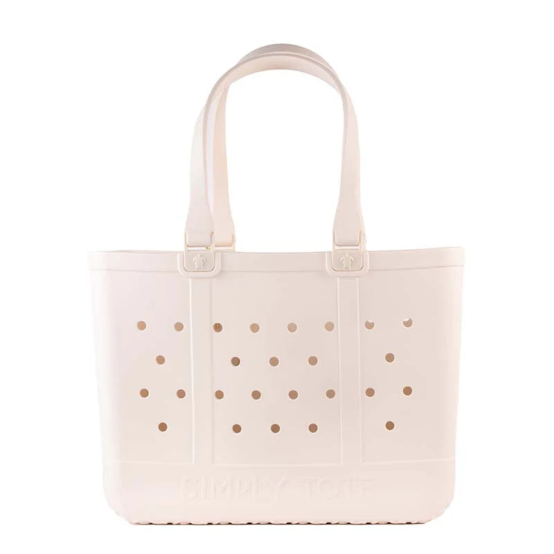 Simply Southern Large Tote Bag in Shell