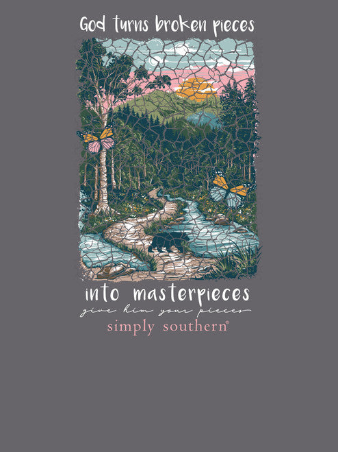 Simply Southern-God Turns Pieces to Masterpieces Shirt