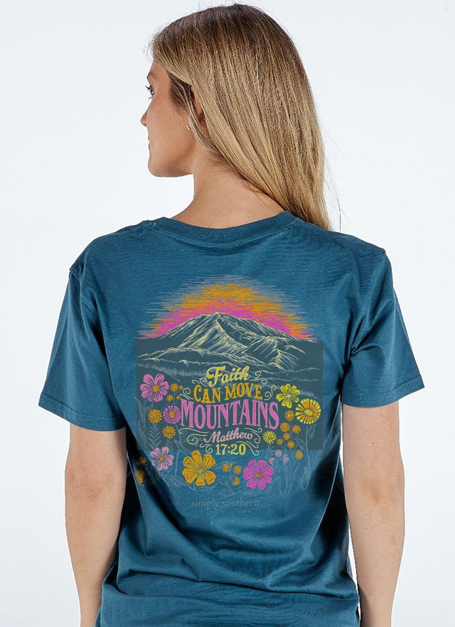 Simply Southern Faith Can Move Mountains Shirt