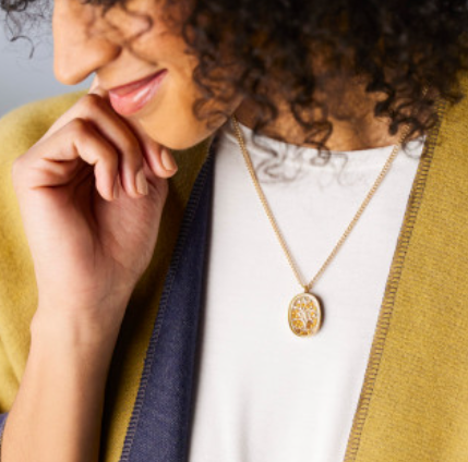 Mustard Seed Necklace - Gold