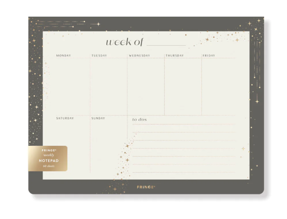 STARDUST LARGE DESKTOP WEEKLY PLANNER