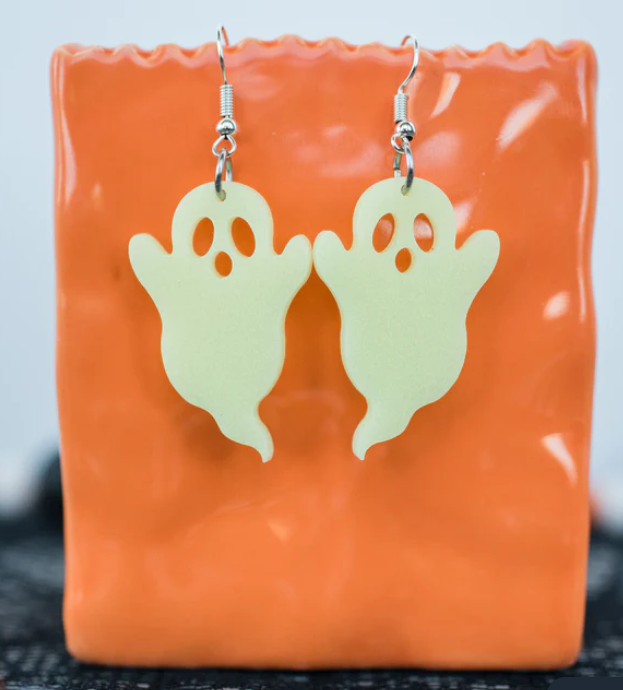 Glow in the Dark Ghost Dangles
