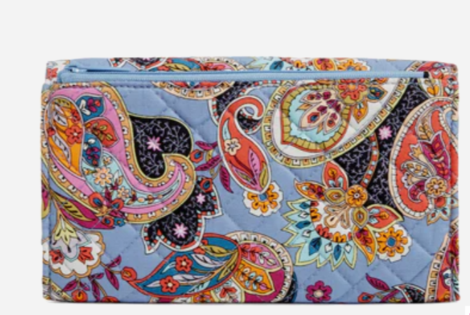 RFID Trifold Clutch Wallet-Provence Paisley