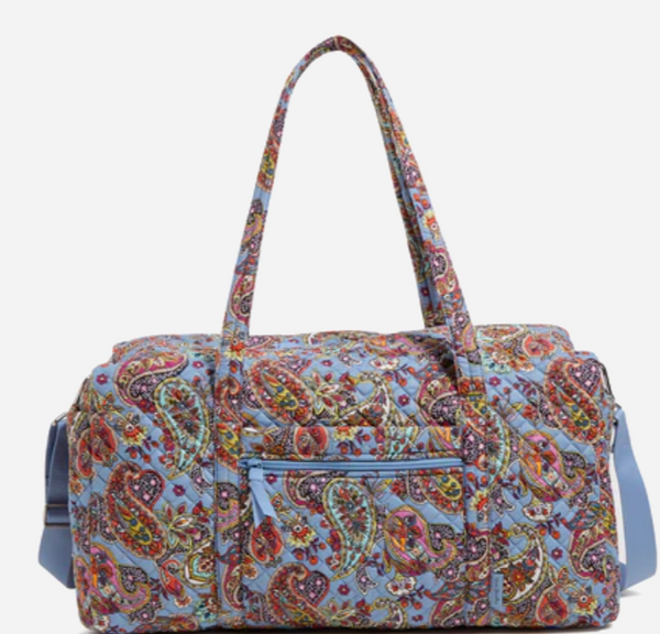Large Travel Duffel Bag-Provence Paisley – Avenue 550 Large Travel Duffel Bag-Provence Paisley – Avenue 550