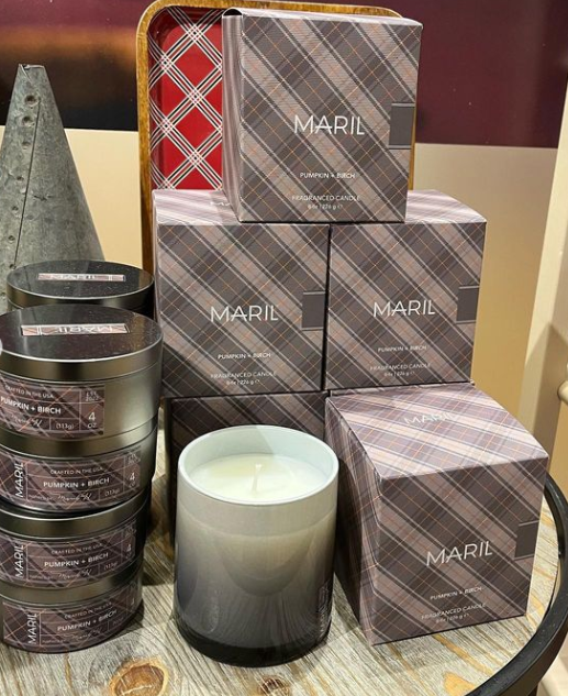 Maril Pumpkin + Birch Candle