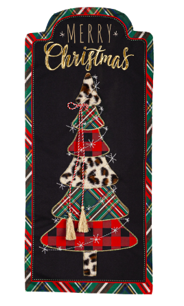 Mixed Print Christmas Tree Everlasting Impressions Textile Décor