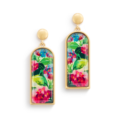 ArtLifting Earrings - Hydrangea Ajisai