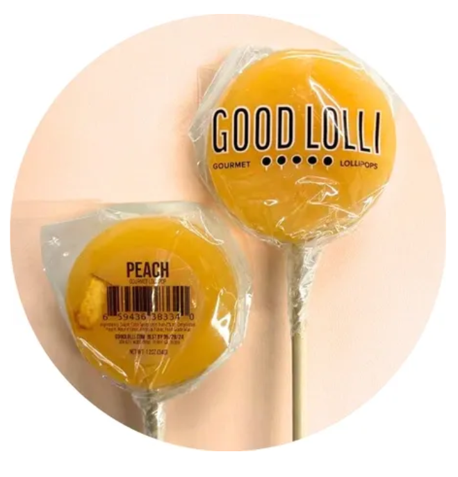 Peach Lollipop