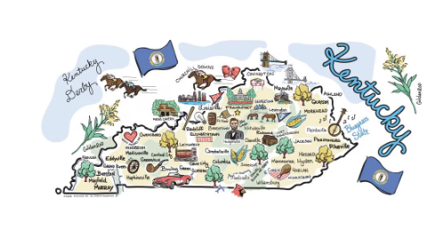 Kentucky Tumbler 22oz