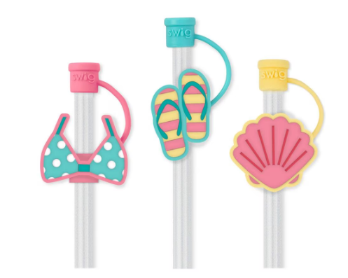 Errbody at the Beach Straw Topper Set