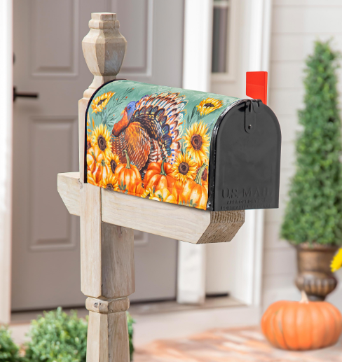 Grateful Gatherings Turkey Mailbox Cover