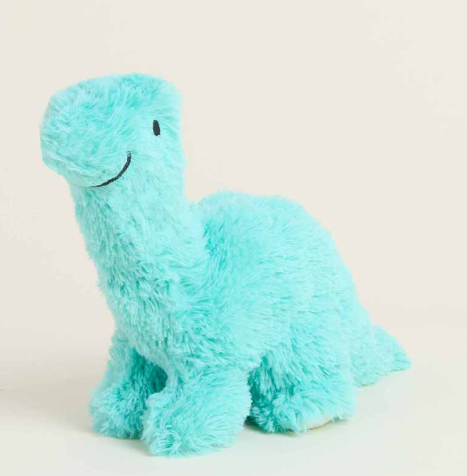 Teal Long Neck Dinosaur Warmies Junior