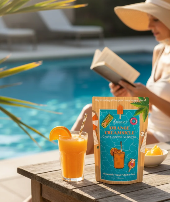 Orange Creamsicle Cocktail - Ready-To-Freeze Cocktail