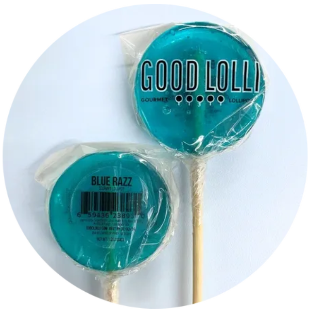 Blue Razz Lollipop