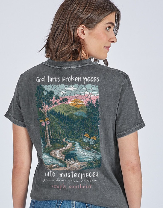 Simply Southern-God Turns Pieces to Masterpieces Shirt